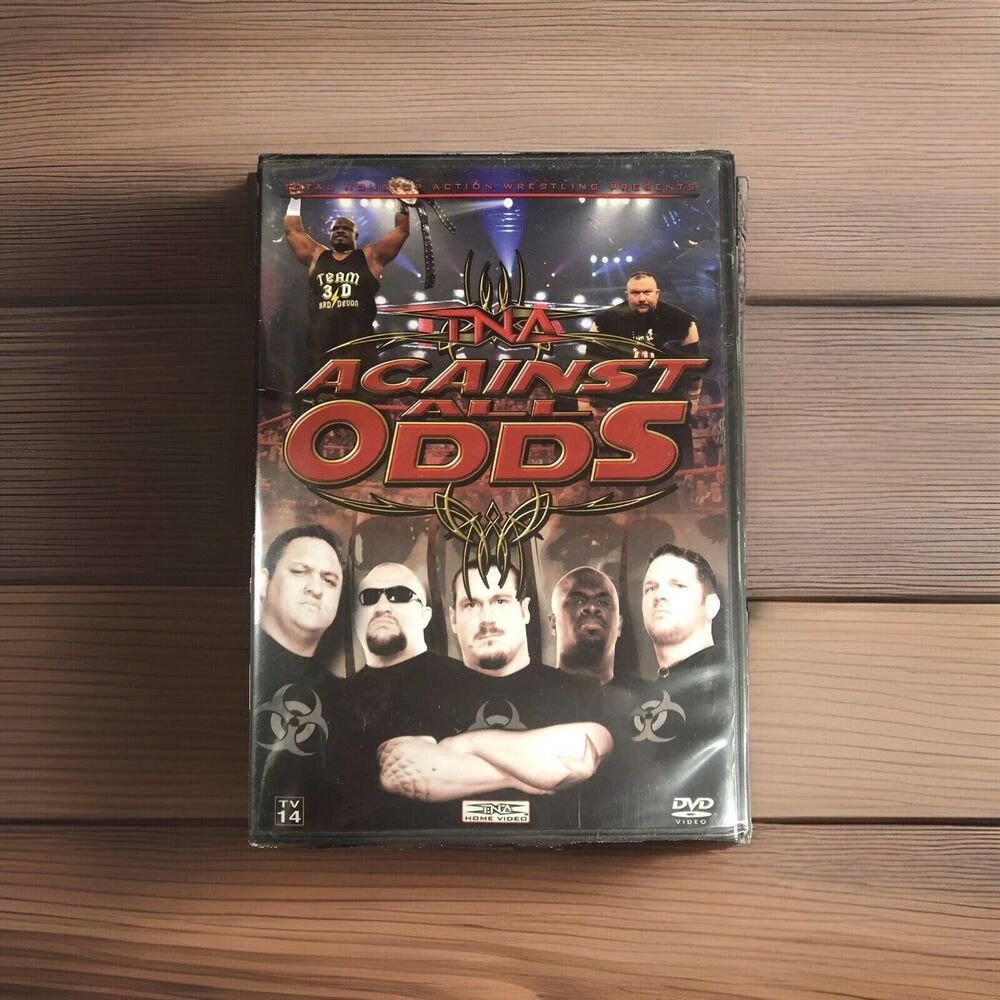 TNA Against All Odds 2009 DVD Impact WrestlingKurt Angle Sting Samoa Joe Sealed